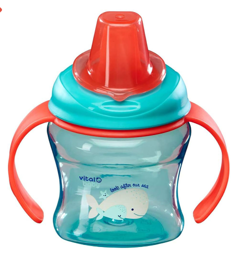  VITAL hydrate Baby sippy cup blue.