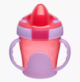 Pink and purple vital hydrate sippy cup with handles 