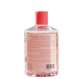 Clear Shower gel bottle with a red cap 