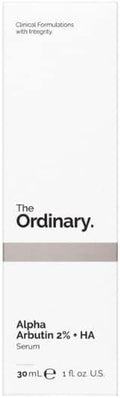 The Ordinary Original Alpha Arbutin al 2% + HA Ácido hialurónico | 30 ml | Brightening Serum for Skin Improves Pigmentation