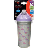 Baby vital hydrate sippy cup with dinosaur pattern.