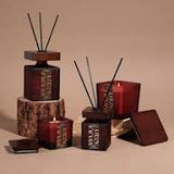 Wood Tone Reed Diffuser Gift Set