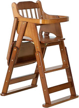 Wooden high chairbrown