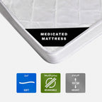 Baby Mattress Single W60 x L116 x H10 Knitted Cotton - Medical