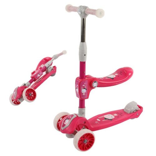 Multi Function Three Wheeled Childrens Scooter