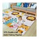 High quality baby floor play mat foldable portable animal printed playmat stylish soft crawling baby mat (180*200 cm)
