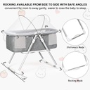 Foldable Baby Bassinet - A 2-in-1 Solution for New Parents solution from babylife