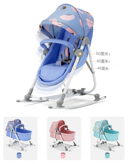 Multifunctional Beileda Baby Cradle - Soft Newborn Bed Can Sit  Lie - Portable Folding Crib