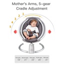 Hot Mom Cotton Electric Baby Bouncer with Bluetooth and LED Touch Screen