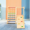 Indoor Children Playground - Baby Wooden Slide Swing
