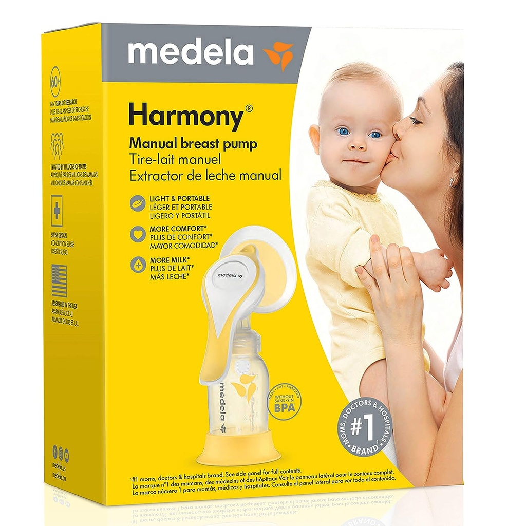 Medela Manual breast pump with Flex Shields Harmony