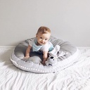 Big Circle Baby Floor Pillow for Kids Round Stuffed Plush Back Seat Cushion