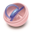 Melii Pacifier Pod Pink and Grey