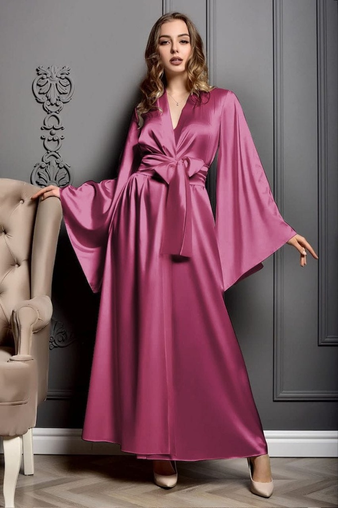 women's satin nightwear robe
