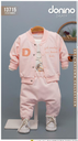 Donino Baby girl three piece suit rose Set