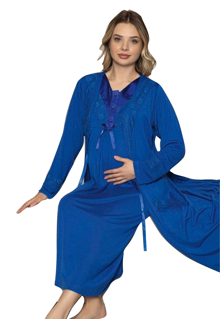 Jenika Blue pregnant homewear