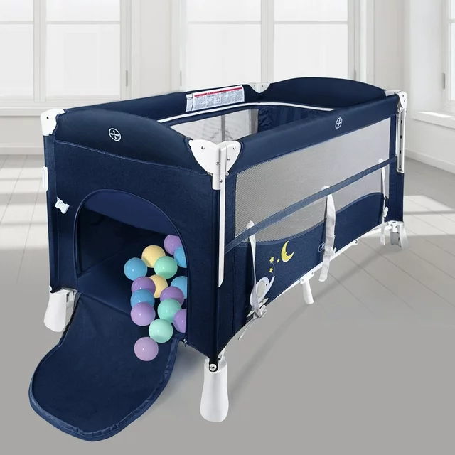 4 in 1 Pack and Play-Baby layer foldable bed - Baby Bedside Sleeper