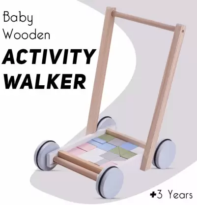 Walkers Building Block Baby Toys Bricks Activity Block Cart Girls Boys Kid