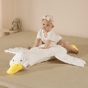 Big White Goose Baby Exhaust Pillow Newborn Aircraft Throwing Pillow Soothing Baby Sleeping God