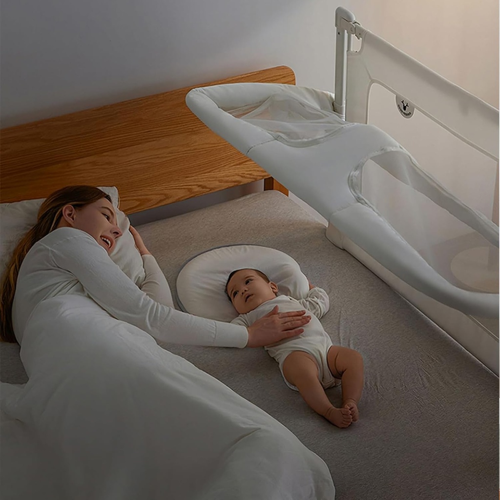 Baby Bed Guardrail Crib 3-In-1