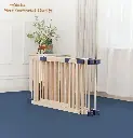 Foldable Wooden Playpen With Gate