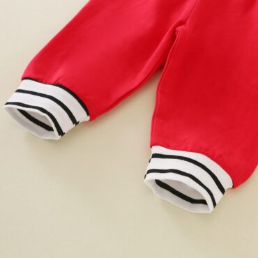 Toddler Infant Girls Boys Hoodie Outfits Heart Striped Long Sleeve Sweatshirts Pants Set