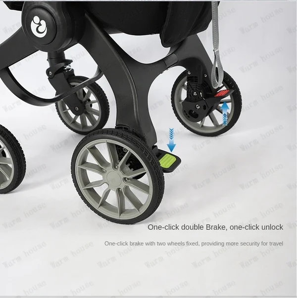 New 4 in 1 baby stroller Multi-functional Car Seat Stroller Baby Carriage Basket Portable Travel System