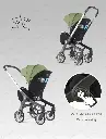 New 4 in 1 baby stroller Multi-functional Car Seat Stroller Baby Carriage Basket Portable Travel System