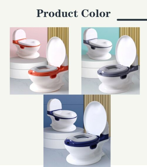 Toilet Shape Portable Plastic Baby Toilet Potty Training Chair For Kids