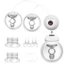 Breast pump Revolution Double, Wearable, Automatic, and USB Chargeable for on the go Convenience