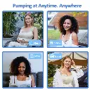 Breast pump Revolution Double, Wearable, Automatic, and USB Chargeable for on the go Convenience