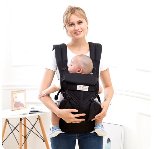 Baby Carrier 360 All-Position for Newborn to Toddler with Lumbar Support (7-45 Pounds)