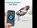 Baby Life Cotton Electric Baby Bouncer with Bluetooth and LED Touch Screen (Not Branded).