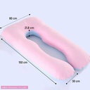 U Shaped Home Pregnancy Pillow,  140 X 80 with Pillow Cover