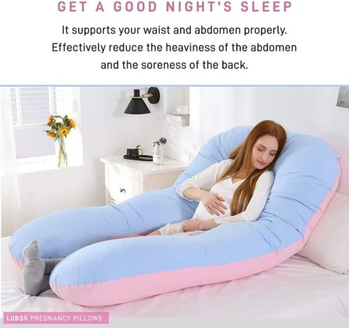 U Shaped Home Pregnancy Pillow,  140 X 80 with Pillow Cover