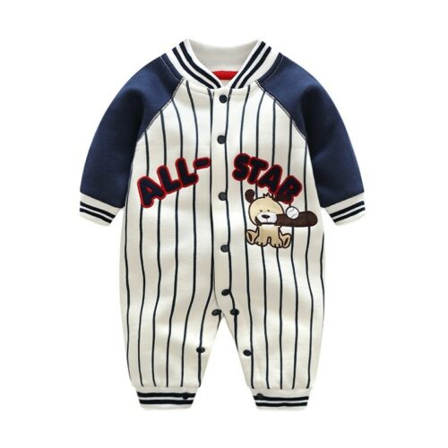 Winter Casual Baby Cute Romper All star Cotton  Long Sleeve Toddler Clothing