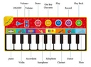 Piano Musical Mat Keyboard Playmats Kids Musical Piano Mats Musical Instrument Sounds