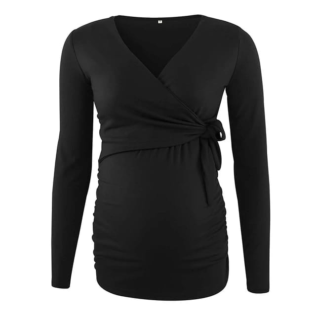 Maternitys Long Sleeve Shirts Pregnant Women