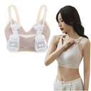 Breastfeeding bra suitable for breast pump use