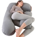 Detachable double U-shaped detachable washable pillow core side sleeping pillow pregnancy pillow polyester fiber