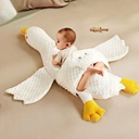 Big White Goose Baby Exhaust Pillow Newborn Aircraft Throwing Pillow Soothing Baby Sleeping God