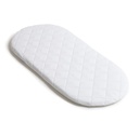 Baby Mattress Oval Shaped Round Corners Soft Moses Basket/Pram Quilted Mattress (73 x 33 x 3 cm)