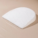 Baby head protection pillow anti-milk overflow round tiltable pad cartoon wedge sponge baby comfort pillow