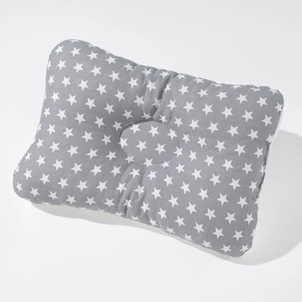 Newborn Baby Cotton Pillow Prevent Flat Head Infant Anti Roll Pillow Positioner