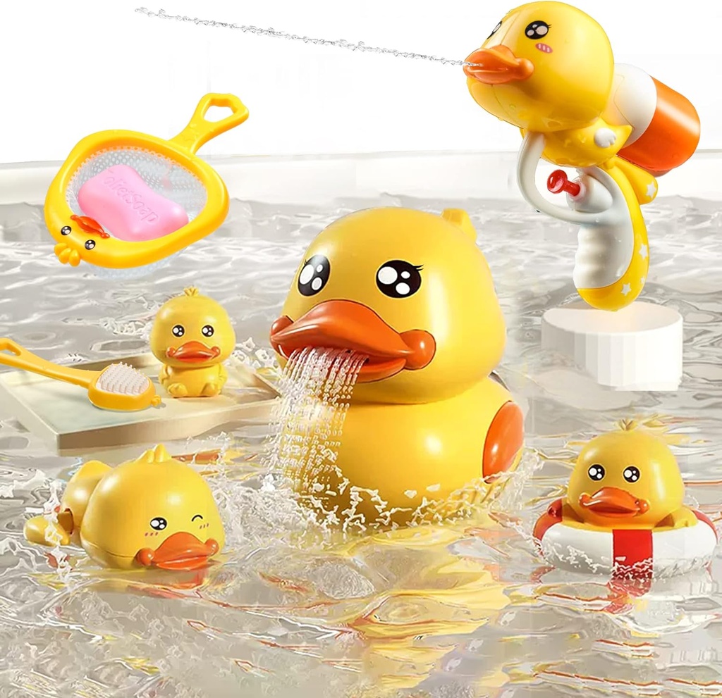Duck Water Spraying Baby Bath Small Toys