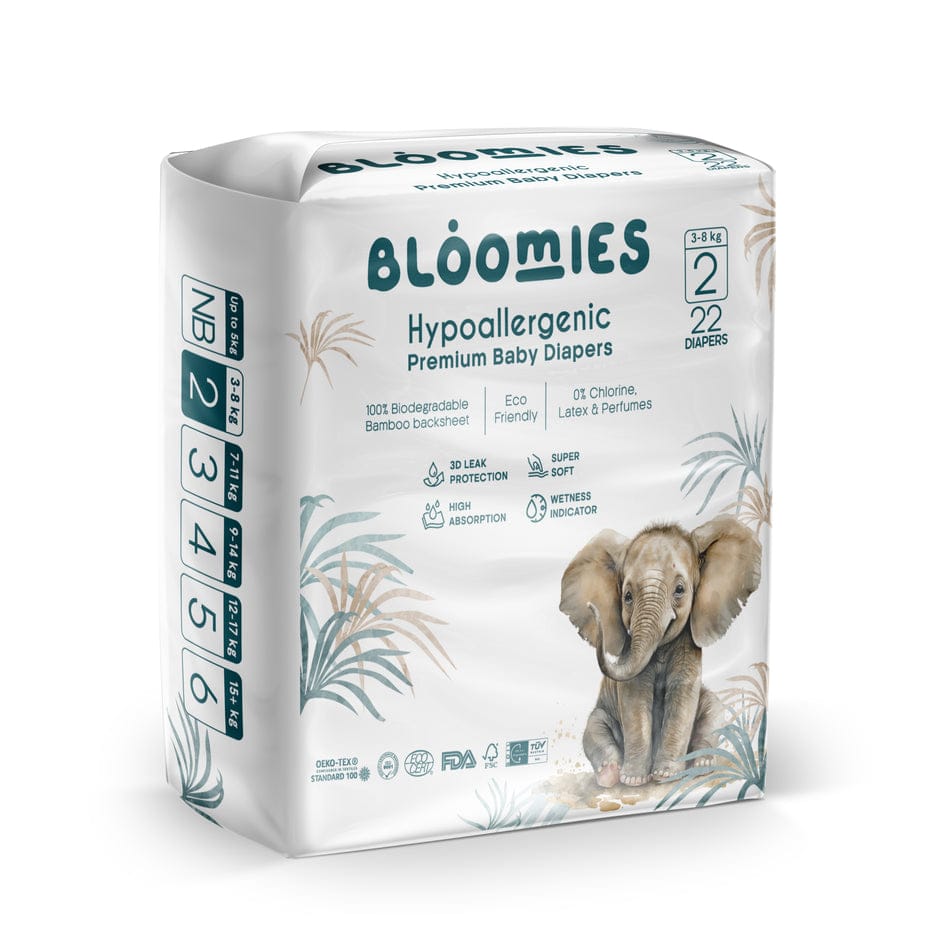 Bloomies Premium Baby Diapers Size 3 - 22 Pieces