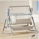 Adjustable Baby Bed, Bassinet For Newborns And Nursing Mothers With Anti-reflux Tilt And Cradle Mode