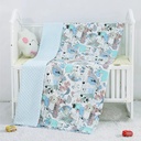 baby life Fleece swaddle blanket 110x155cm