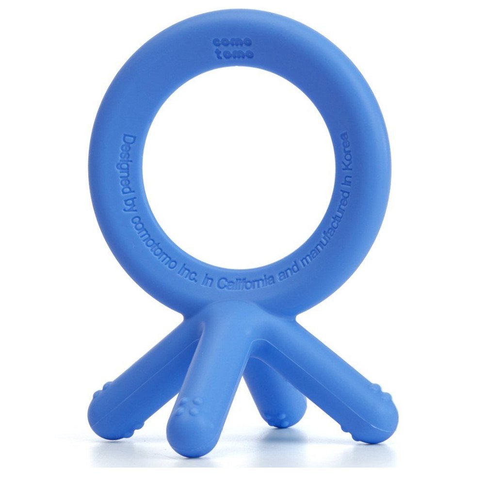 Comotomo Silicone Baby Teether Blue