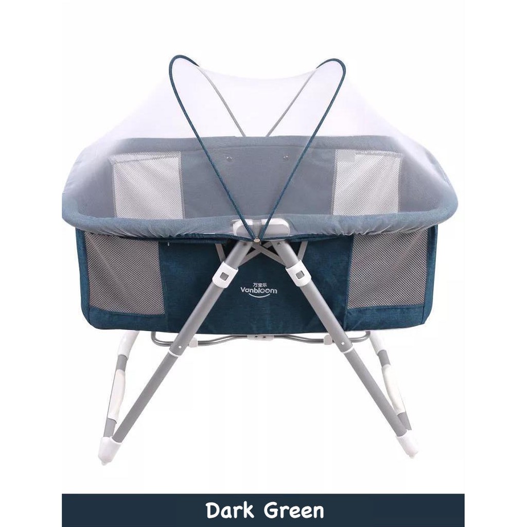 Babylife 2-in-1 Portable Baby Cot and Foldable Bassinet